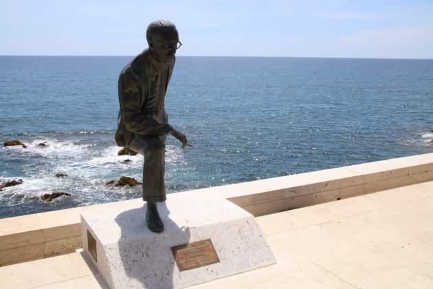 Estatua Josep Ensesa centenario S'Agaro / ACN