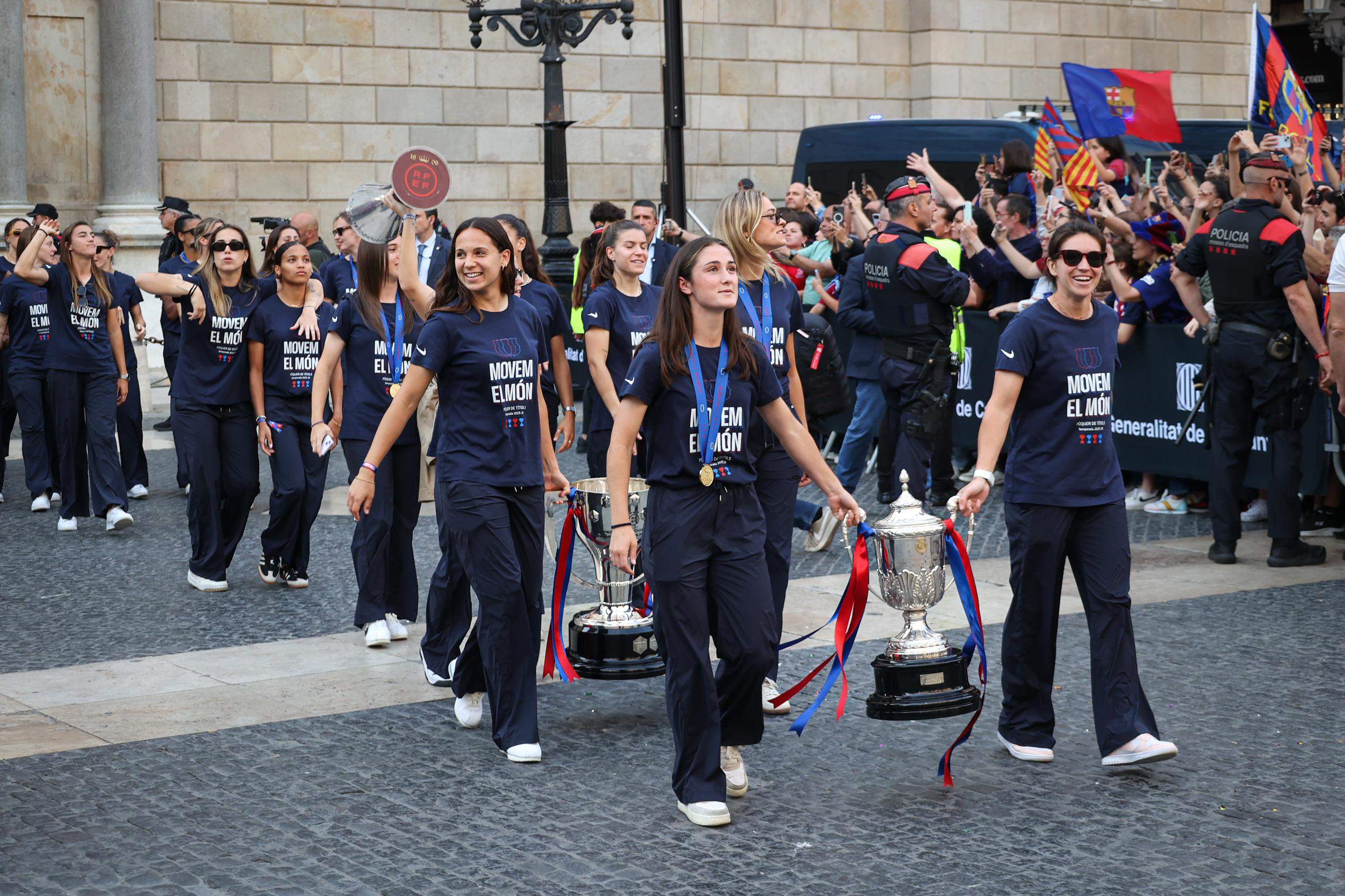Les frases més destacades de la celebració del Barça femení per la seva històrica temporada