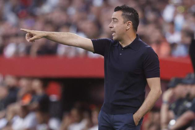 Xavi Hernández dirigeix Sevilla Barça EFE