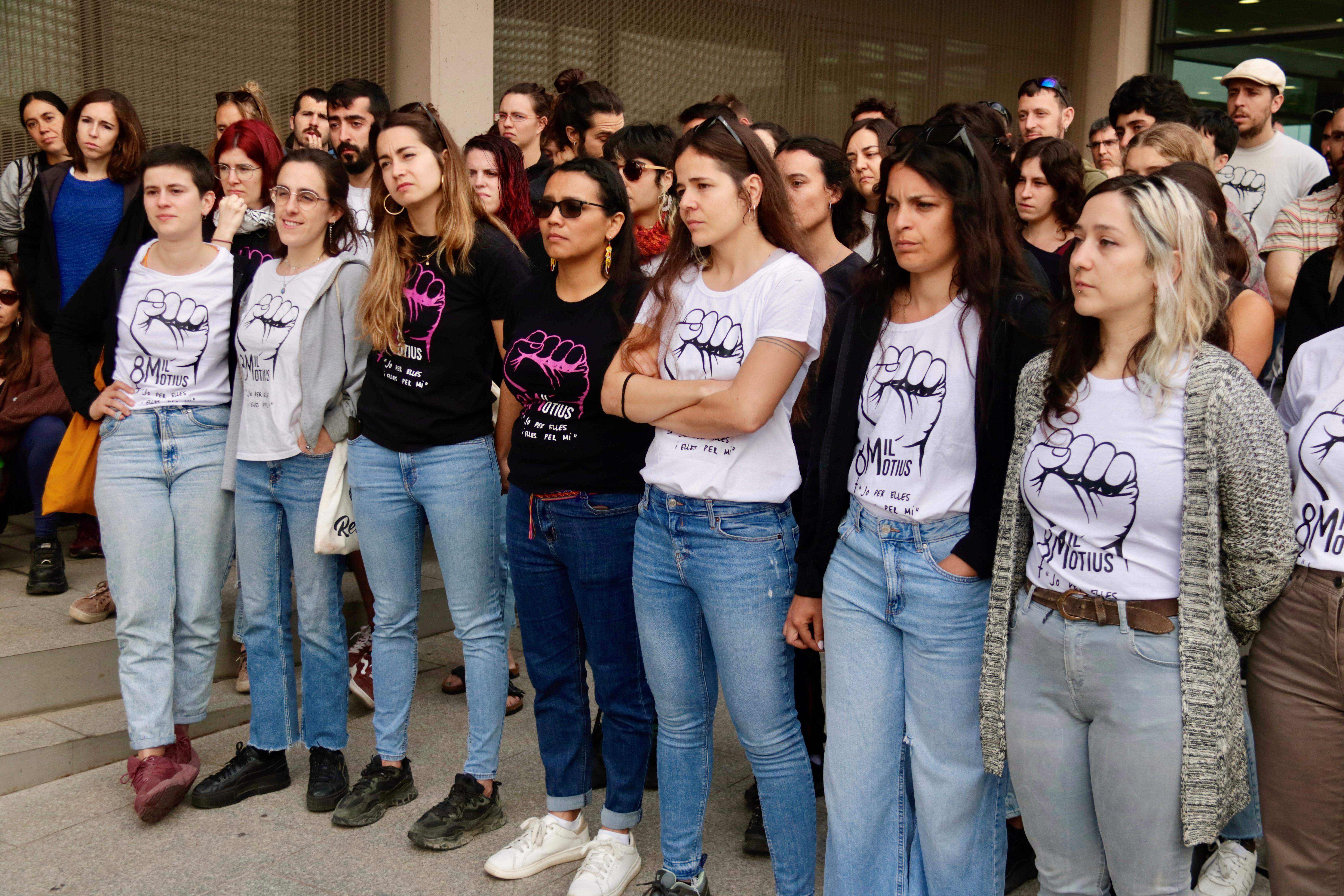 Jutgen les activistes que van tallar les vies d'FGC a Sant Cugat el 8-M de 2018