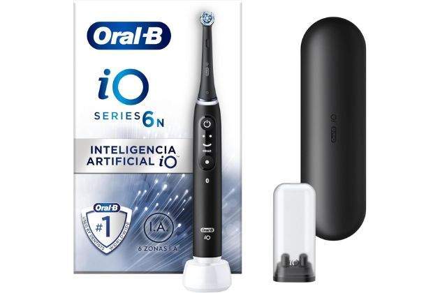 Oral B iO 6N Raspall de Dents Eléctrico amb 2 Capçals i 1 Estoig de Viatge