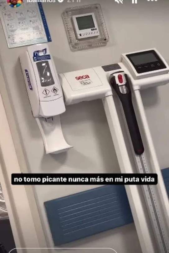 Ibai Llanos hospital  / Instgram