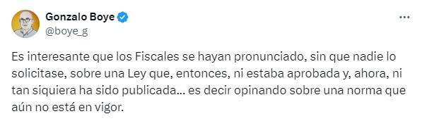 gonzalo boye amnistía twitter