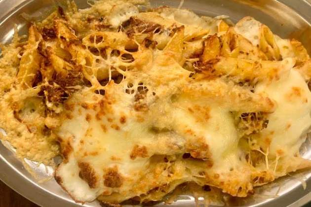 Macarrones del cardenal en el restaurante Santa Magdalena