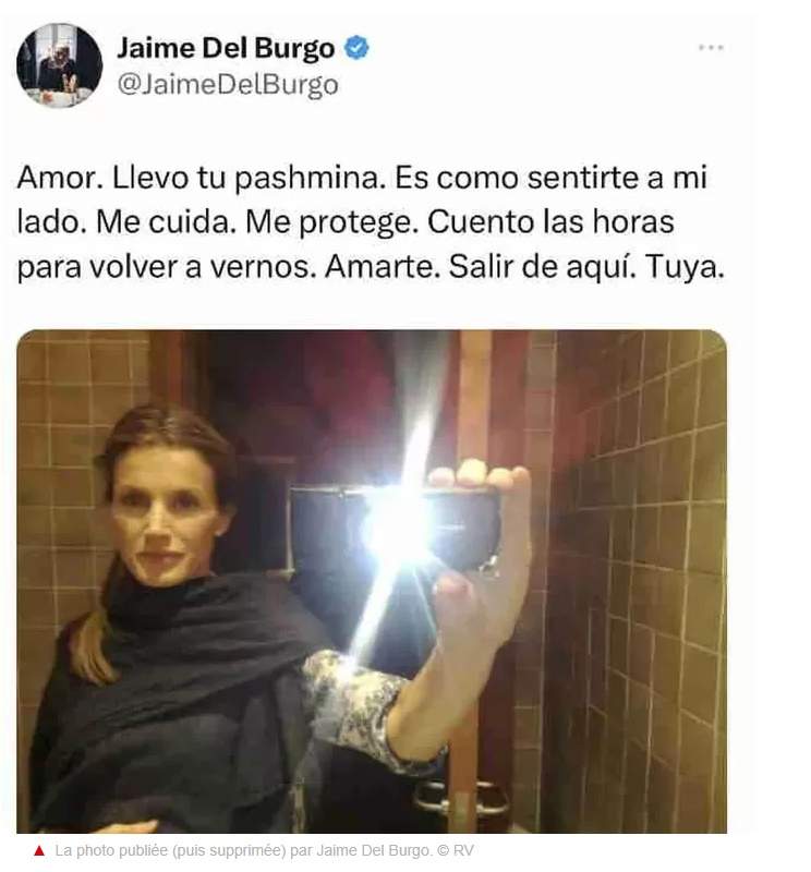 Tuit pashmina Jaime del Burgo 3 12 2023