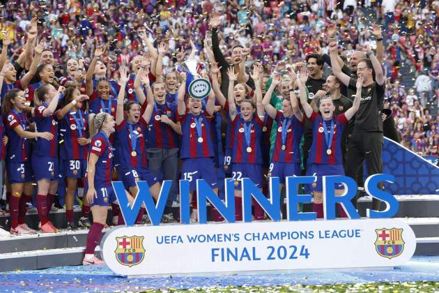 fc barcelona femení gana champions / Foto: Miguel Tona / Efe