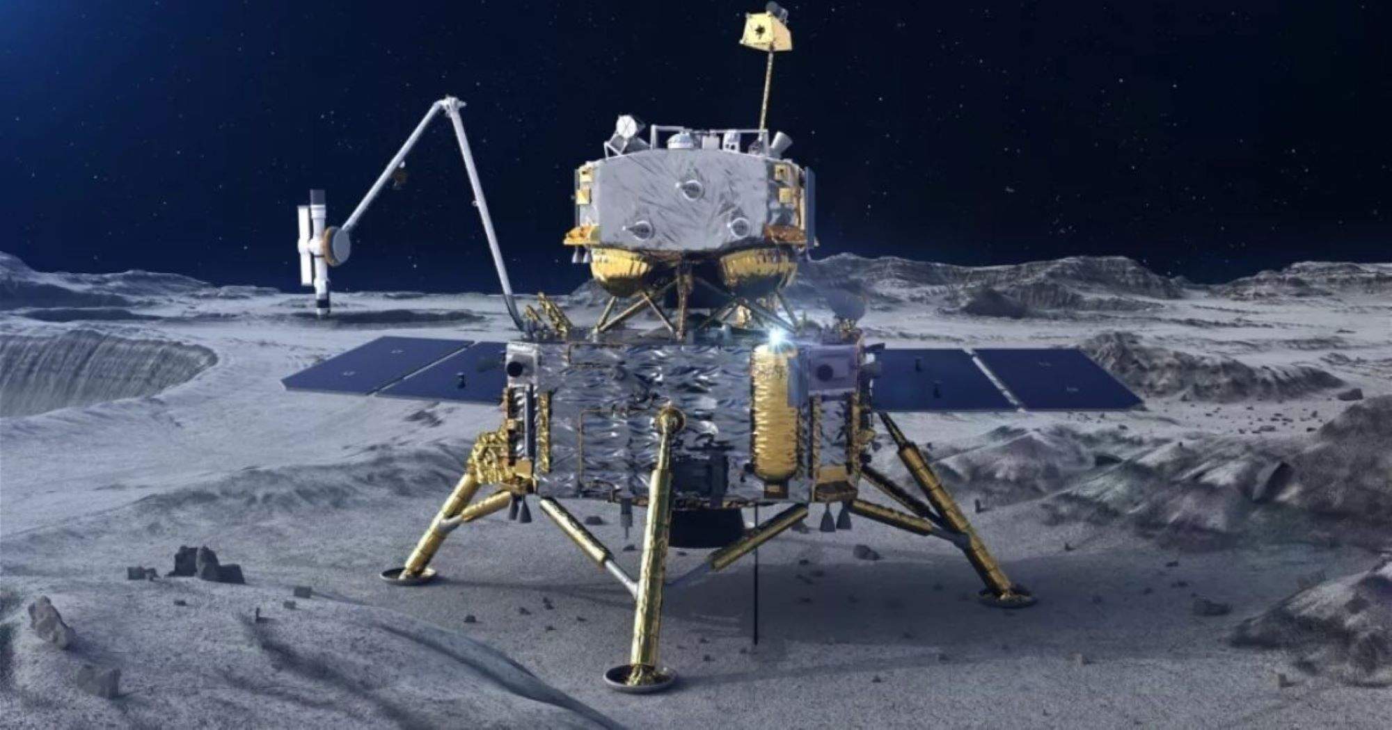 Nuevo paso de la carrera espacial: la sonda china Chang'e 6 aluniza con éxito en la cara oculta de la Luna