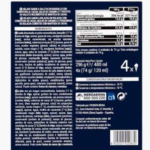 Helado cucurucho cookie caramel Hacendado Helado cucurucho cookie caramel Hacendado