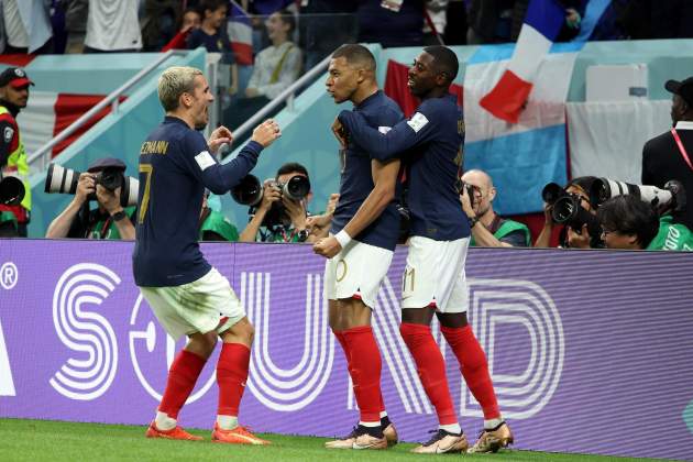 Mbappé Griezmann Dembélé Europa Press