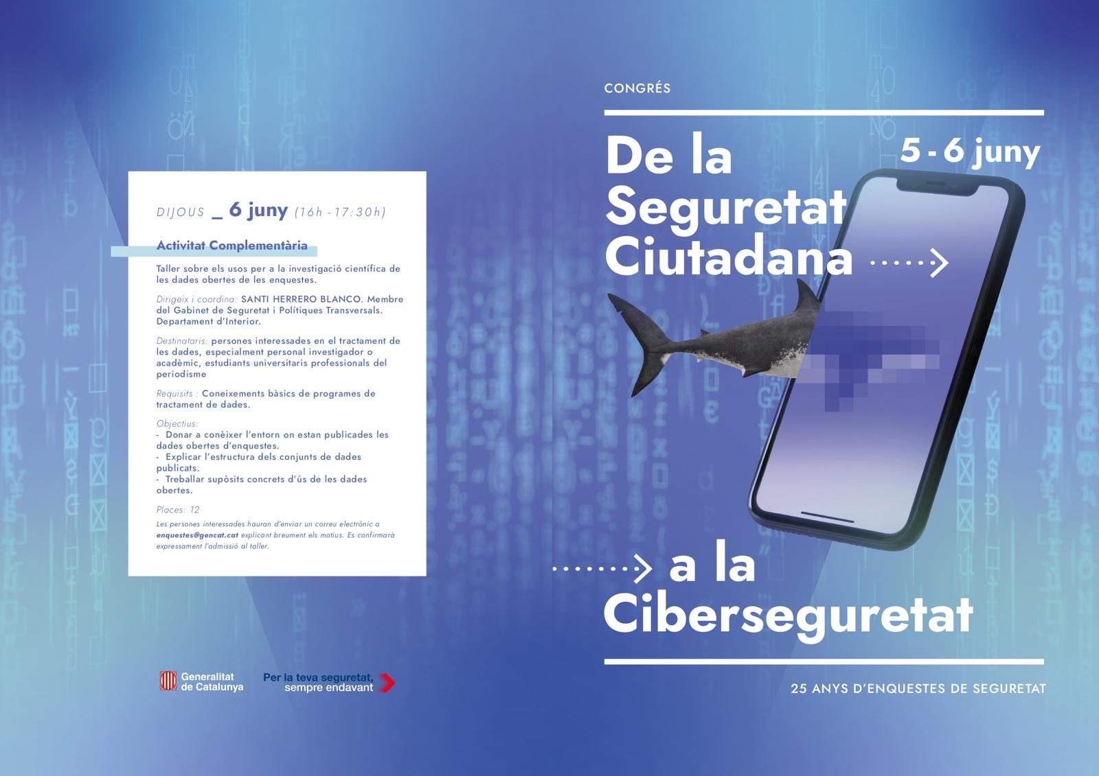 Barcelona acoge el congreso "De la seguretat ciutadana a la ciberseguretat. 25 anys d’enquestes de seguretat"