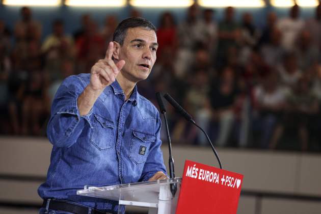 Pedro Sanchez acte PSC eleccions europees / Montse Giralt