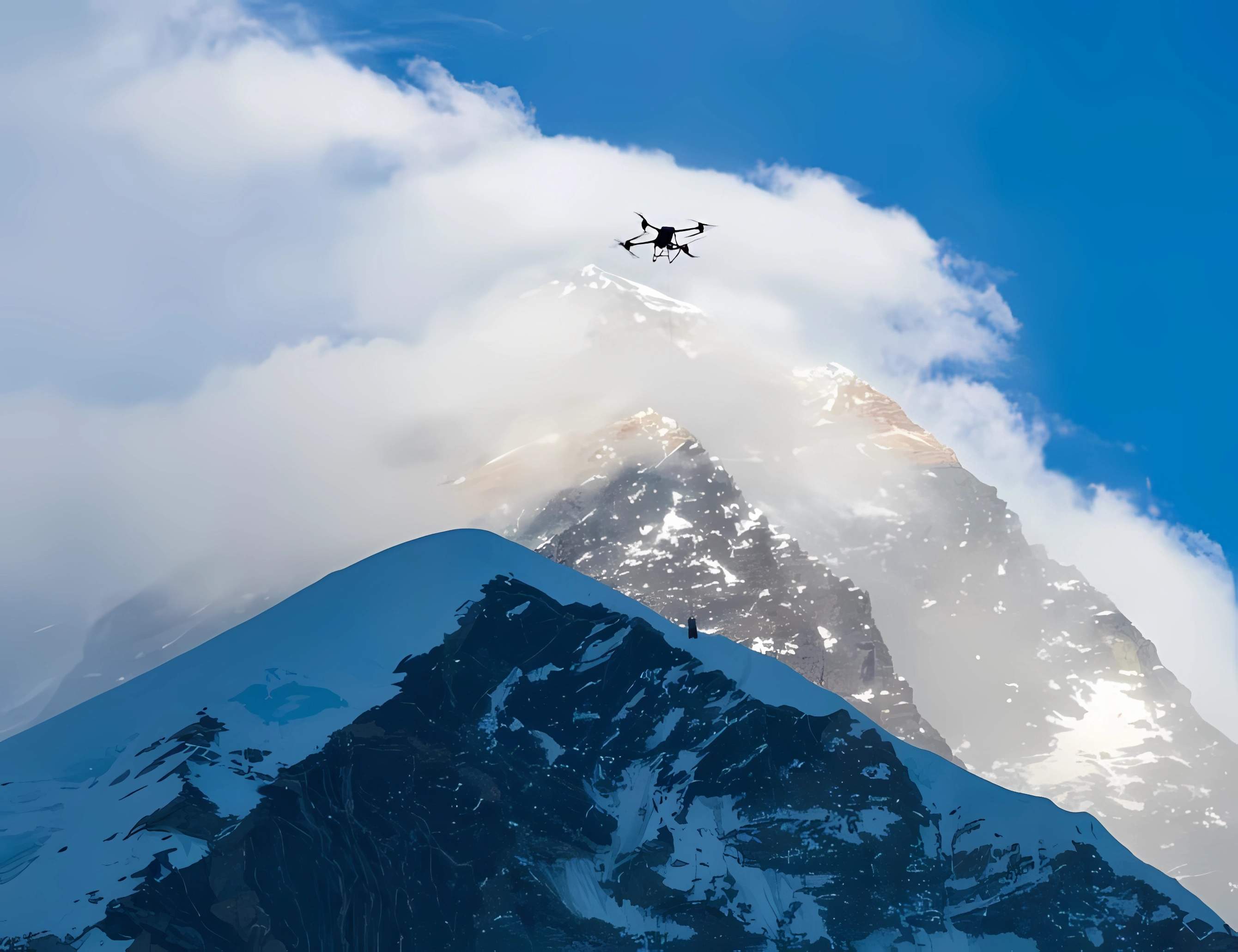 Els drons també són útils a l'Himàlaia