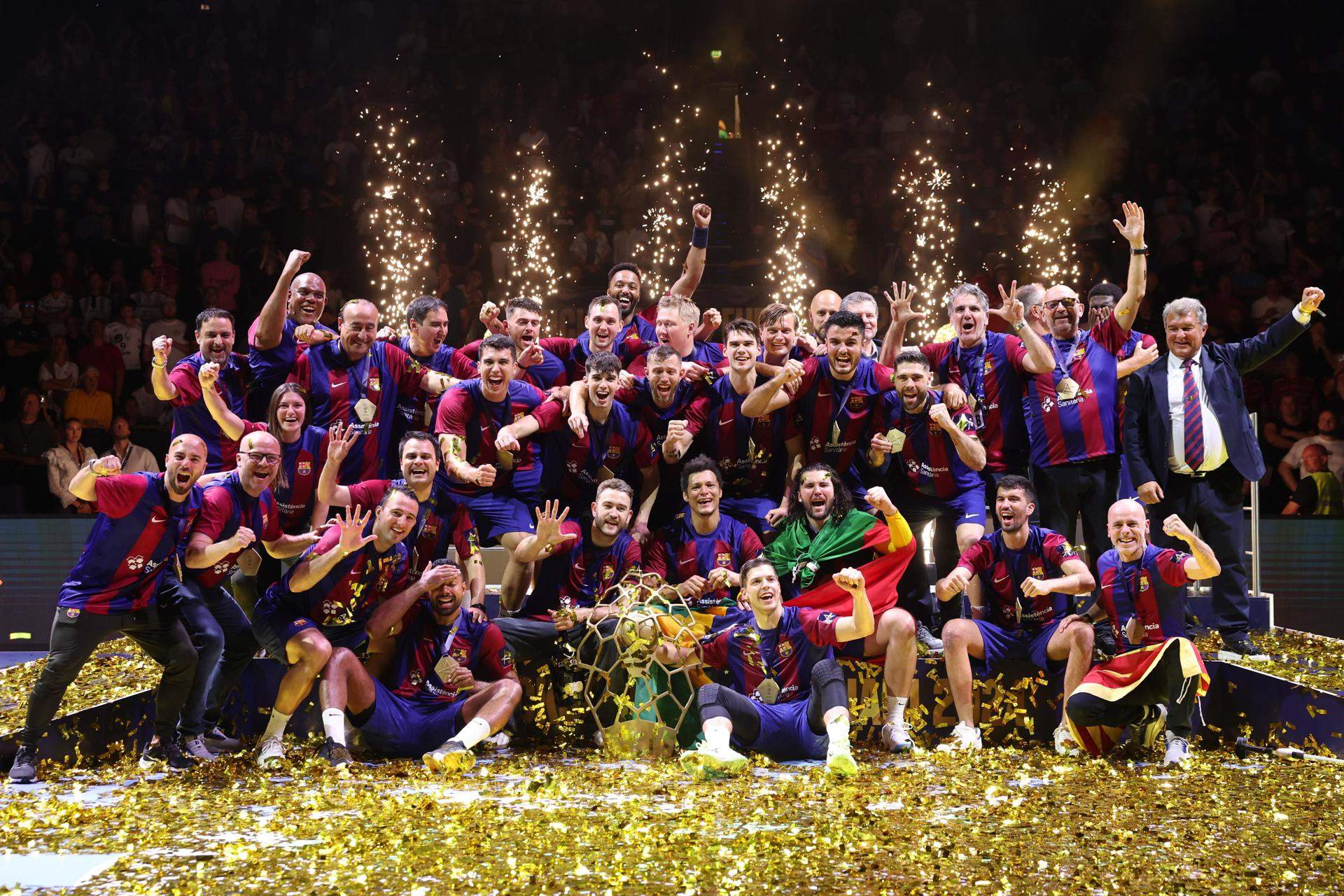 El Barça reina en Colonia ante el Aalborg y suma la duodécima Champions de balonmano (30-31)
