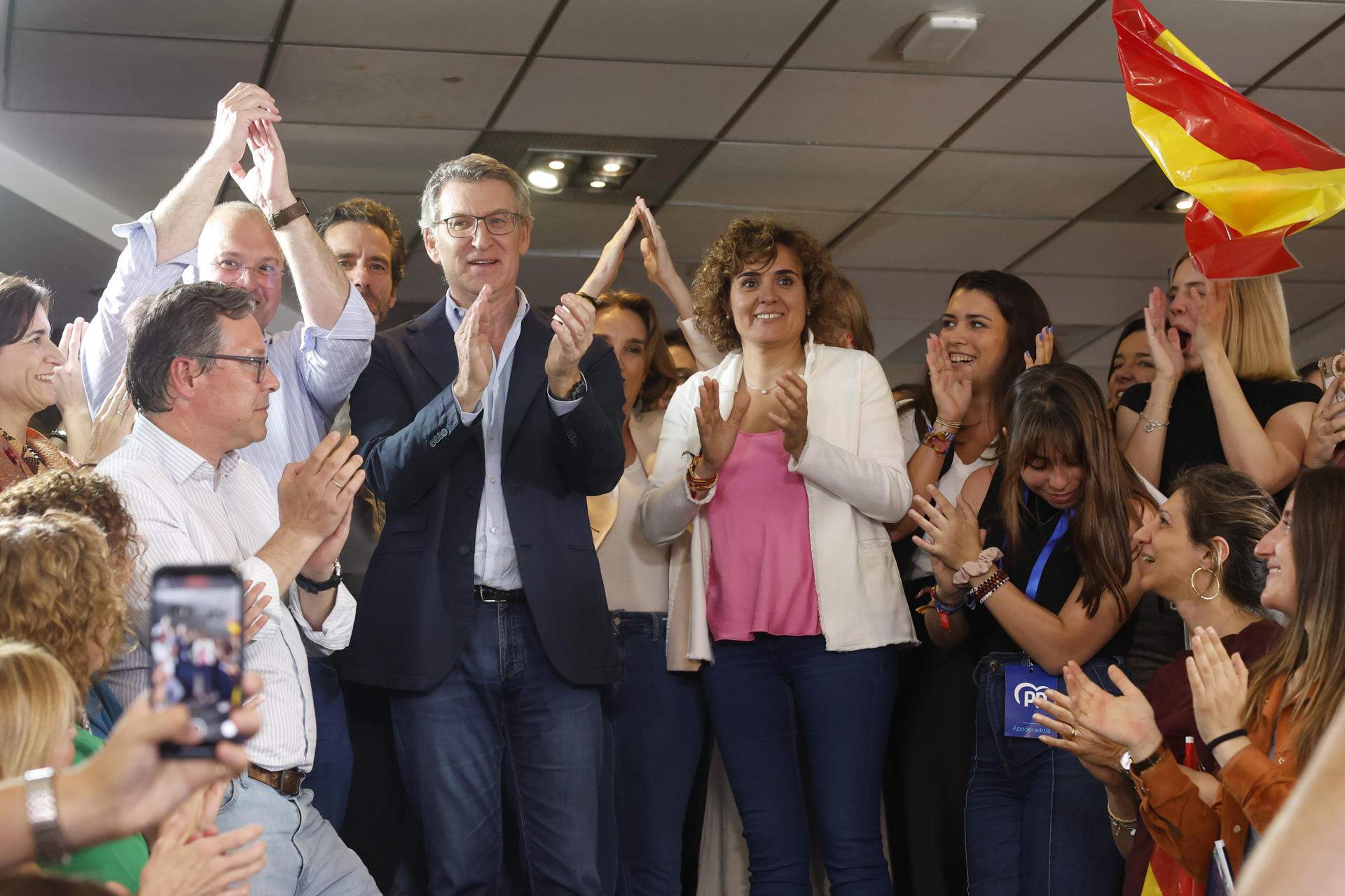 El PP celebra un triomf “inapel·lable i incontestable” el 9-J: els espanyols “han censurat” Sánchez