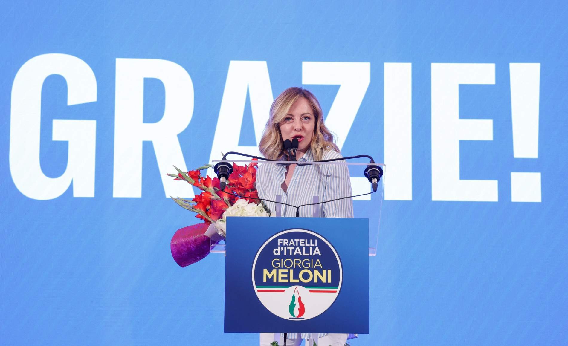 Giorgia Meloni es reforça a Itàlia després de guanyar les eleccions europees