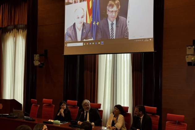 reunión grupo parlamentario Junts Parlamento foto pedro ruiz