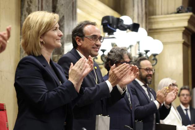 El nou president Parlament, Josep Rull / Montse Giralt