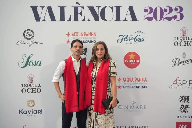 Virgilio Martinez y Pia León en la gala de los The World's 50 Best Restaurantes 2023 en Valencia