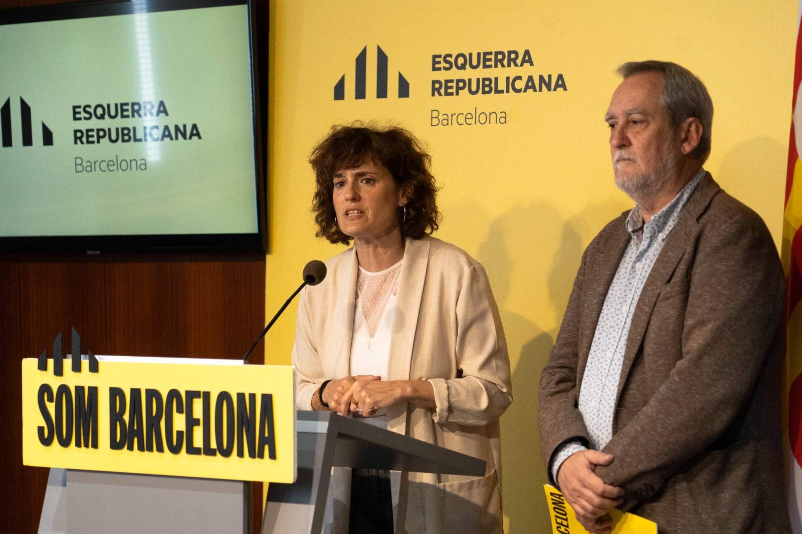 Turismo, derechos sociales y lengua catalana, áreas que gestionará ERC si entra en el gobierno de Barcelona