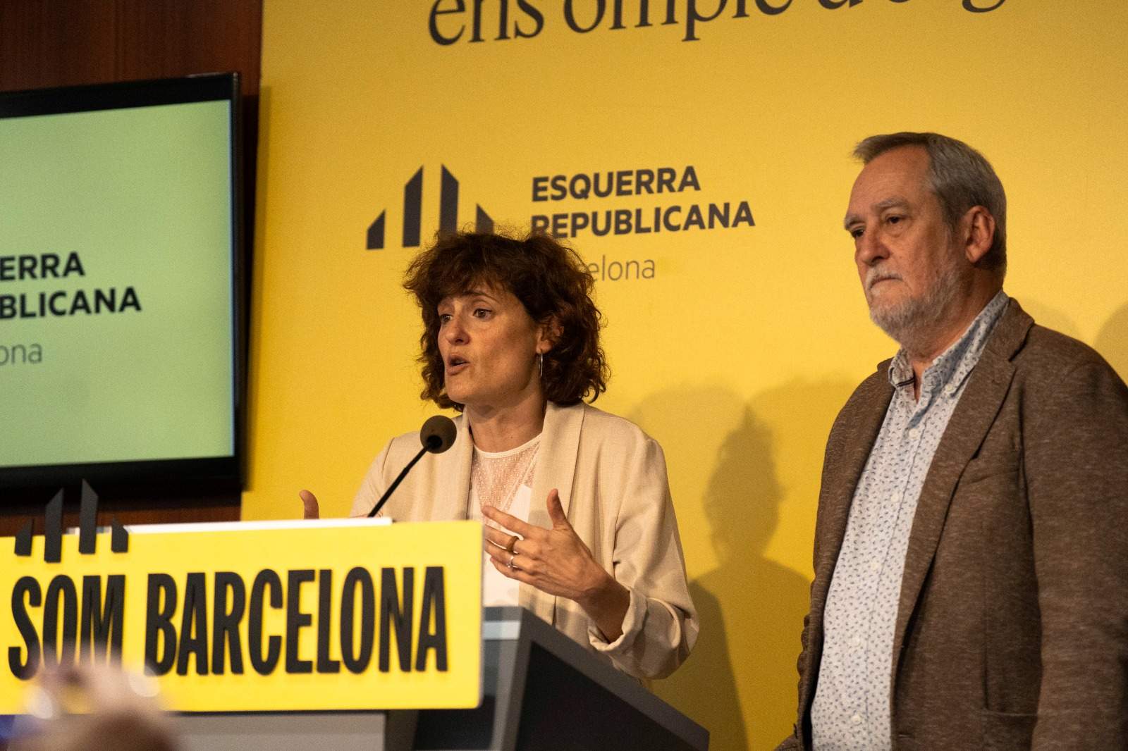 Eva Baró defiende el acuerdo de ERC con Collboni: "Hace falta un partido soberanista en el gobierno municipal"