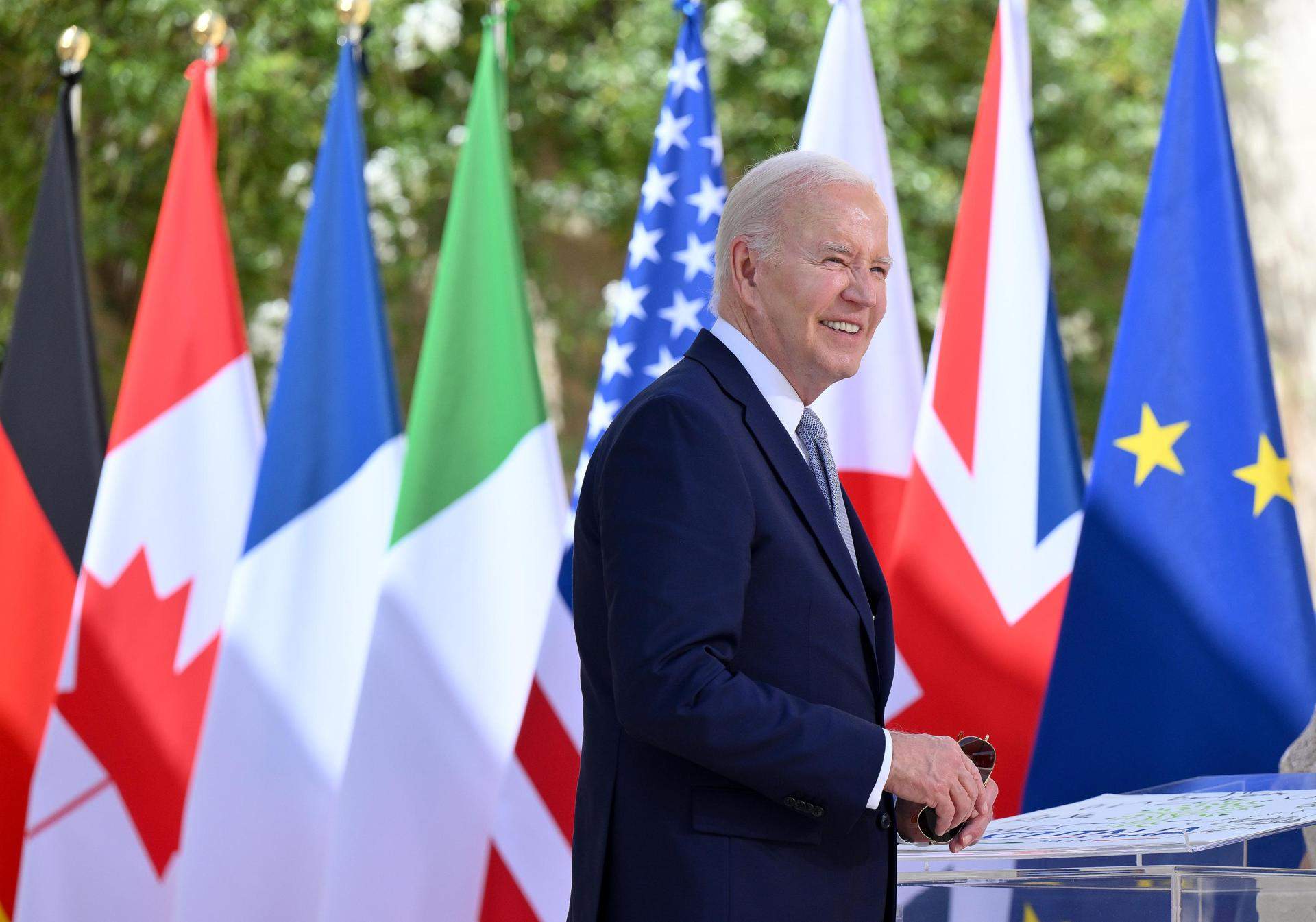 Principi d'acord del G7 per a un gran préstec a Ucraïna