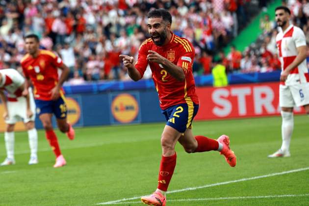 Carvajal gol Espanya Croàcia Eurocopa d'Alemanya 2024 / Foto: EFE