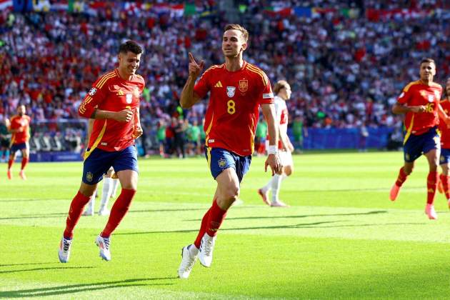 Fabián Ruiz España Croacia gol / Foto: EFE