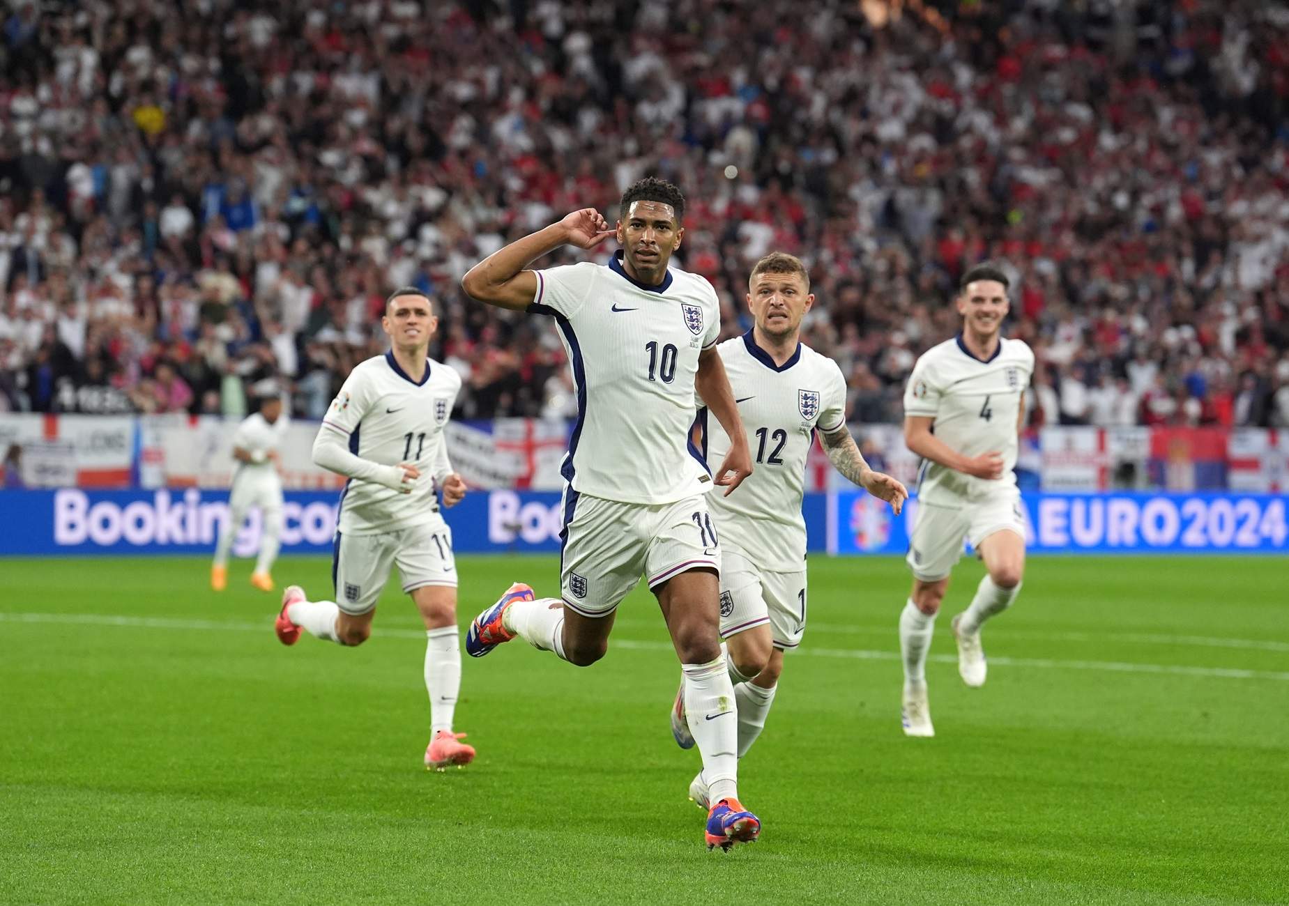 Inglaterra no falla en su debut en la Eurocopa y supera a Serbia con un gol de Bellingham (0-1)