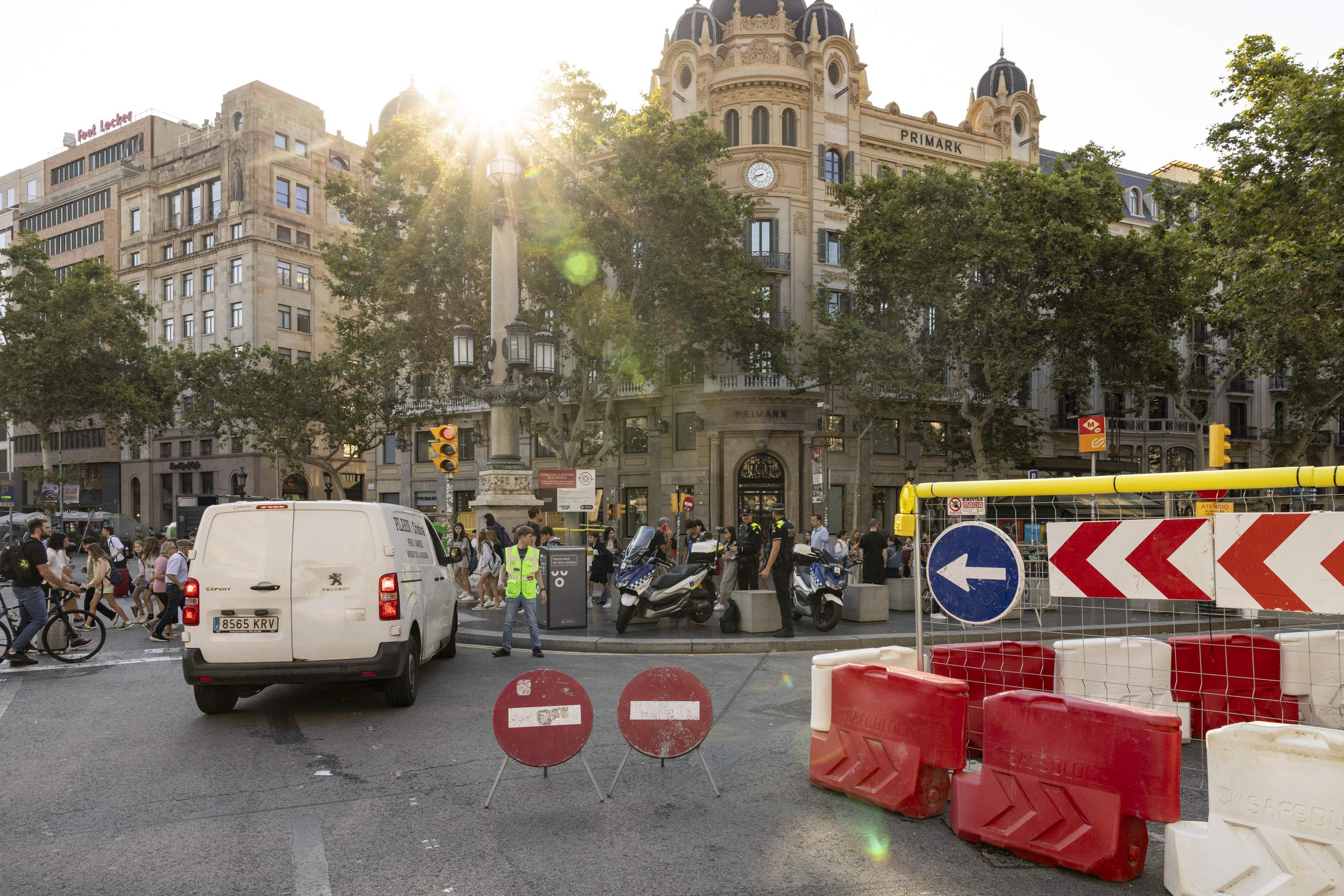 Verano de obras en Barcelona: plaza Espanya, Diagonal y ronda de Dalt, los puntos más afectados