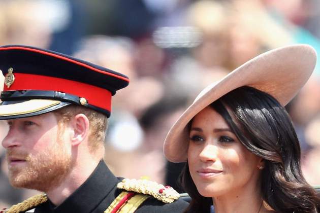 Harry y Meghan Markle en el Trooping the Colour 2024