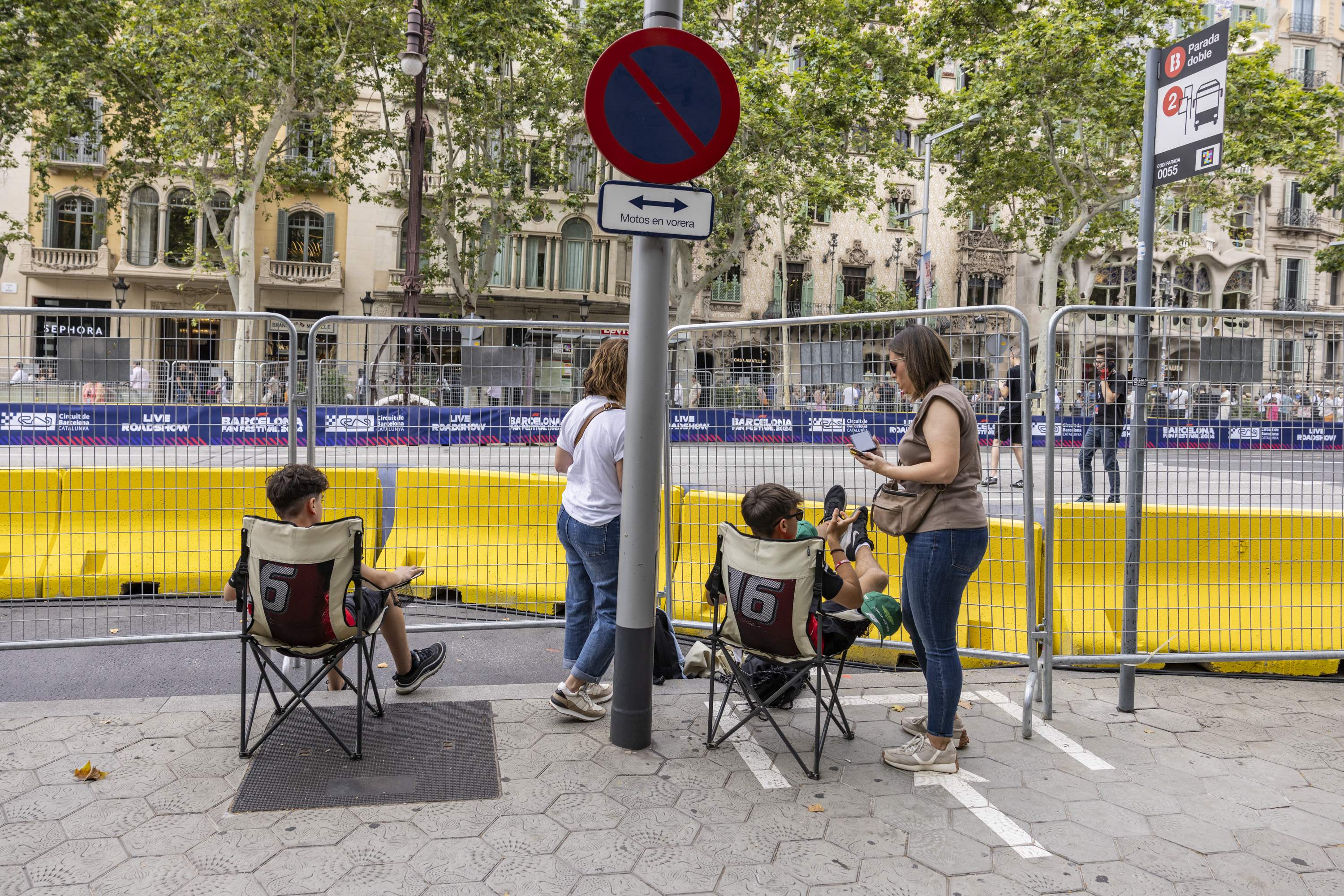 Barcelona es prepara per a l’exhibició de Fórmula 1 amb importants talls de trànsit al centre