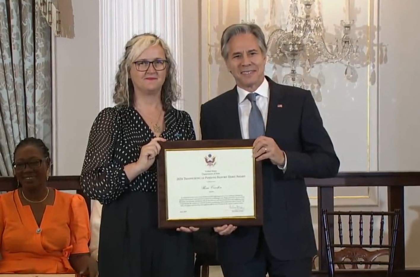 Rosa Cendón, la catalana reconeguda pels Estats Units per la seva lluita contra el tràfic de persones