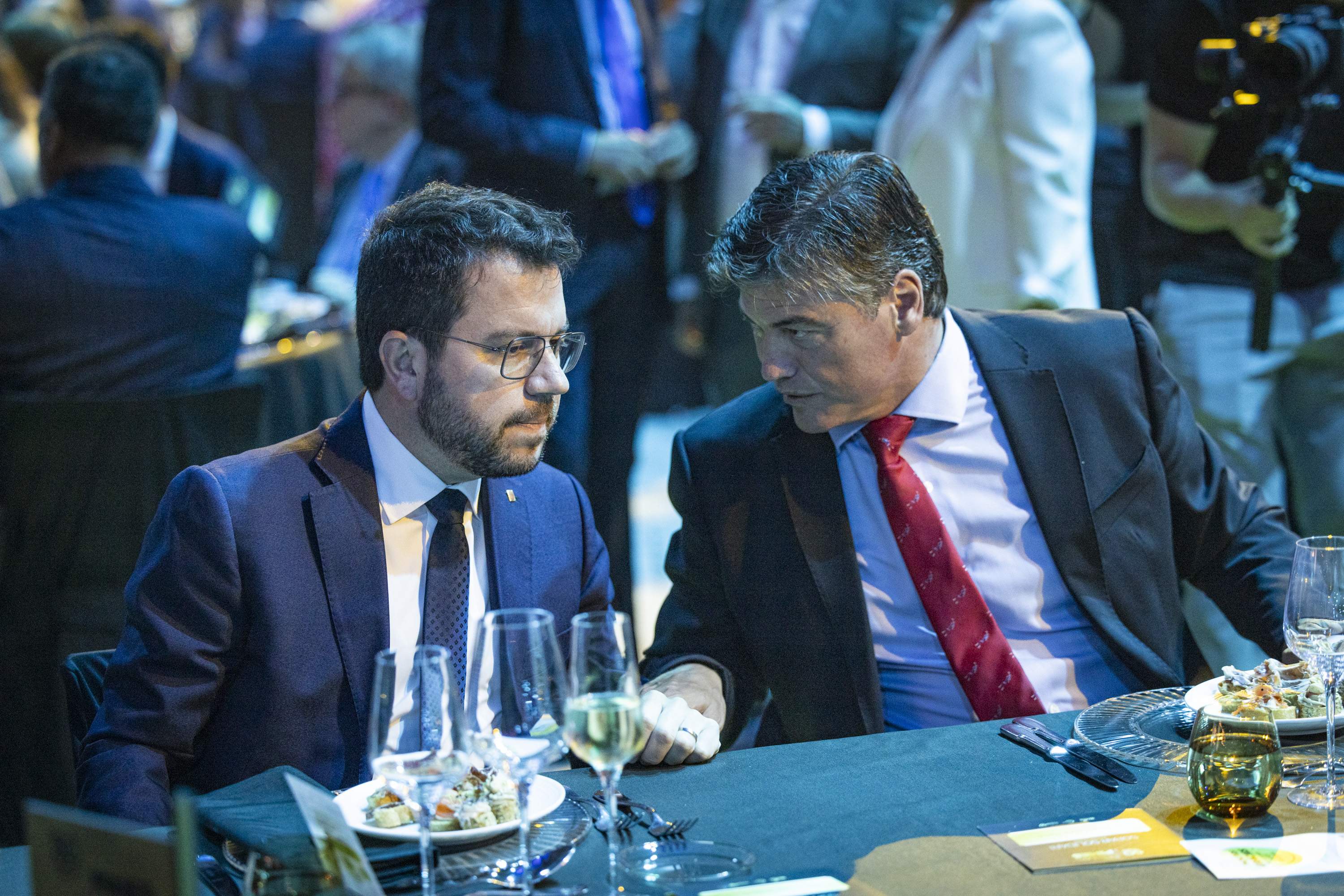 Aragonès, ante las pymes, pero sin Sánchez: "Tenemos que acabar con el espolio fiscal"