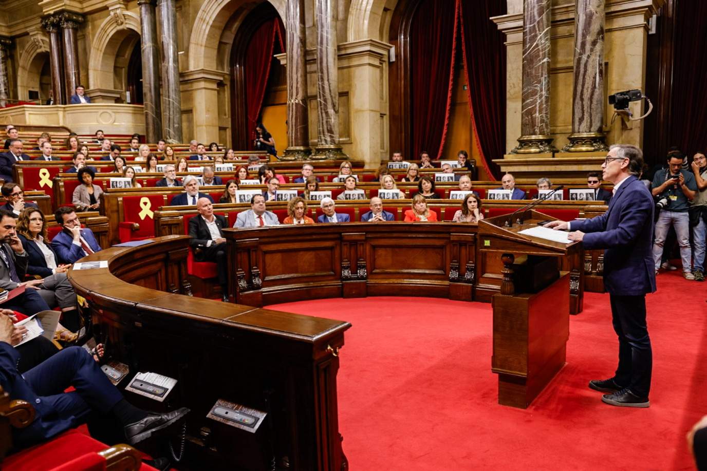 Pleno del Parlamento, investidura fallida. Carlos Baglietto