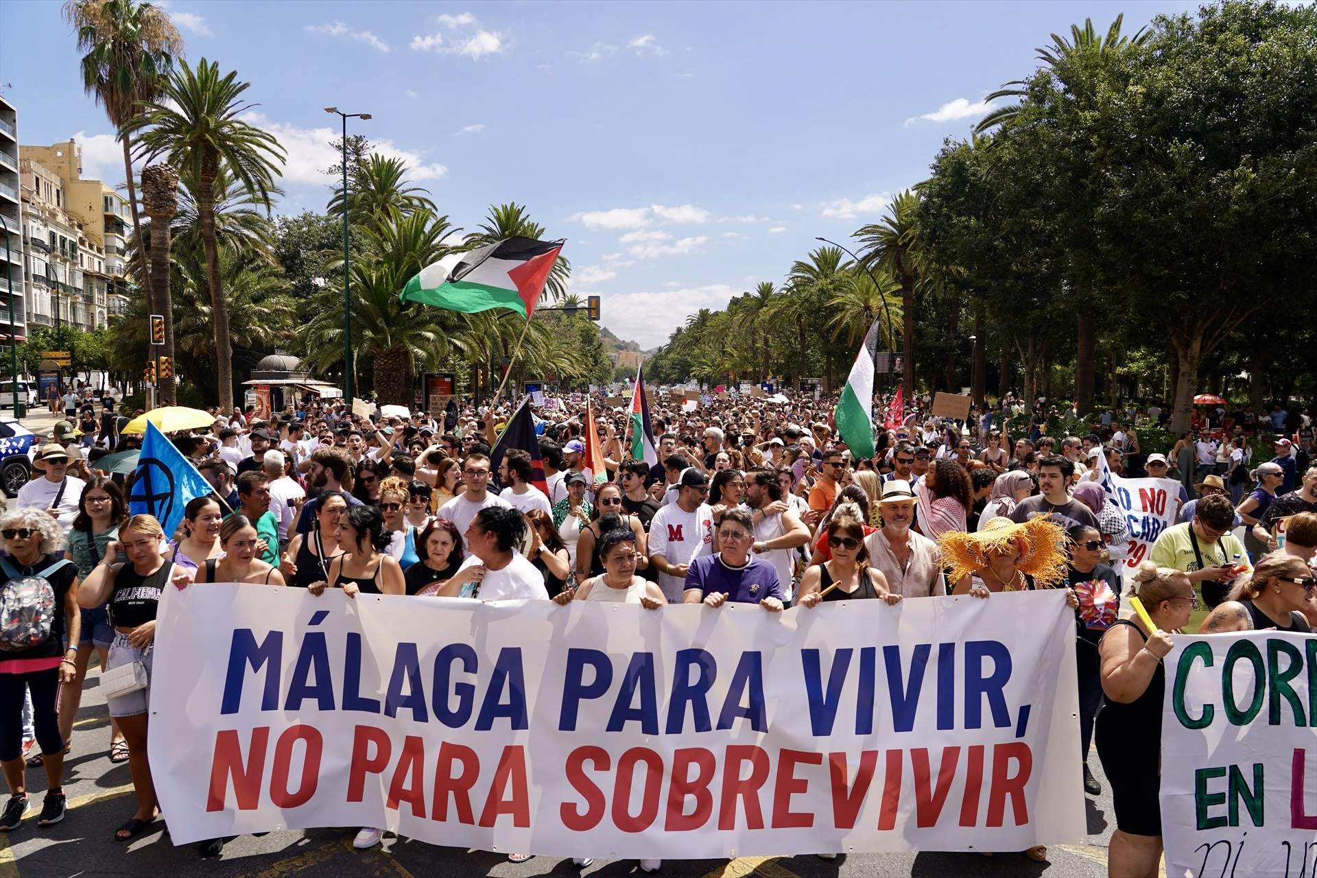Màlaga se suma a les protestes contra el turisme de masses: "Aquesta ciutat ha dit prou"