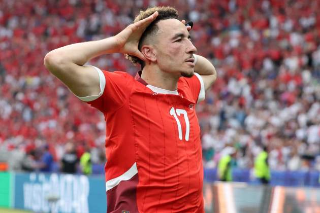 Vargas celebrant el gol contra Itàlia Foto EFE