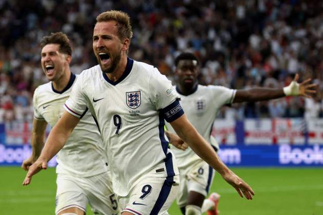 Kane celebra gol Anglaterra Eslovàquia / Foto: EFE