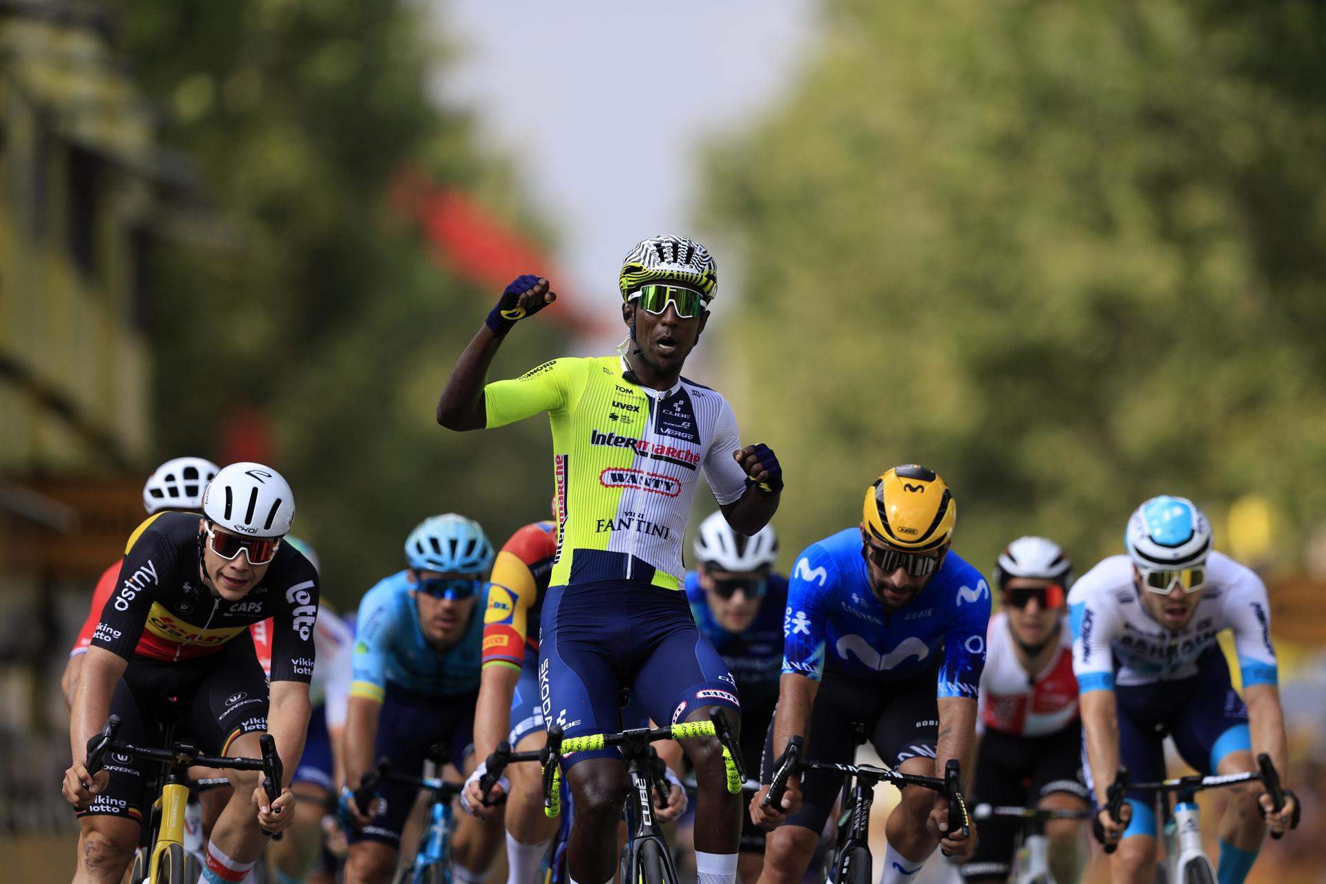 Victoria histórica en el Tour de Francia: Biniam Girmay, primer africano negro que gana una etapa