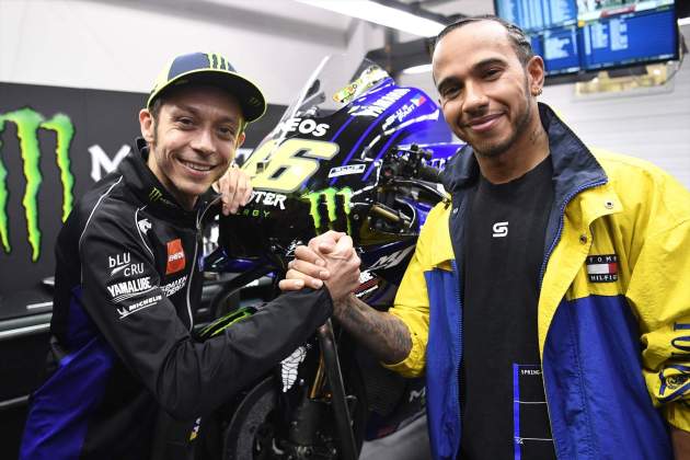 Valentino Rossi Lewis Hamilton / Foto: Europa Press