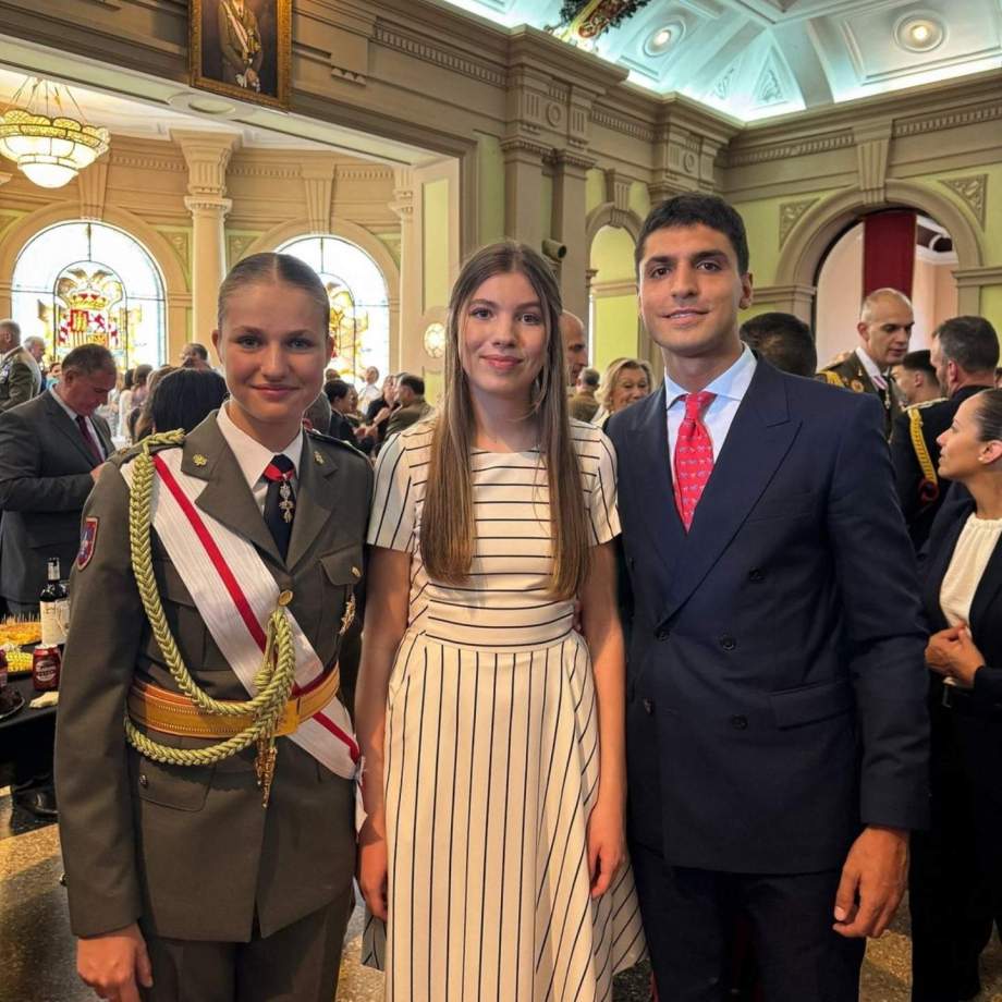 Tomás Páramo, Leonor y Sofía Instagram
