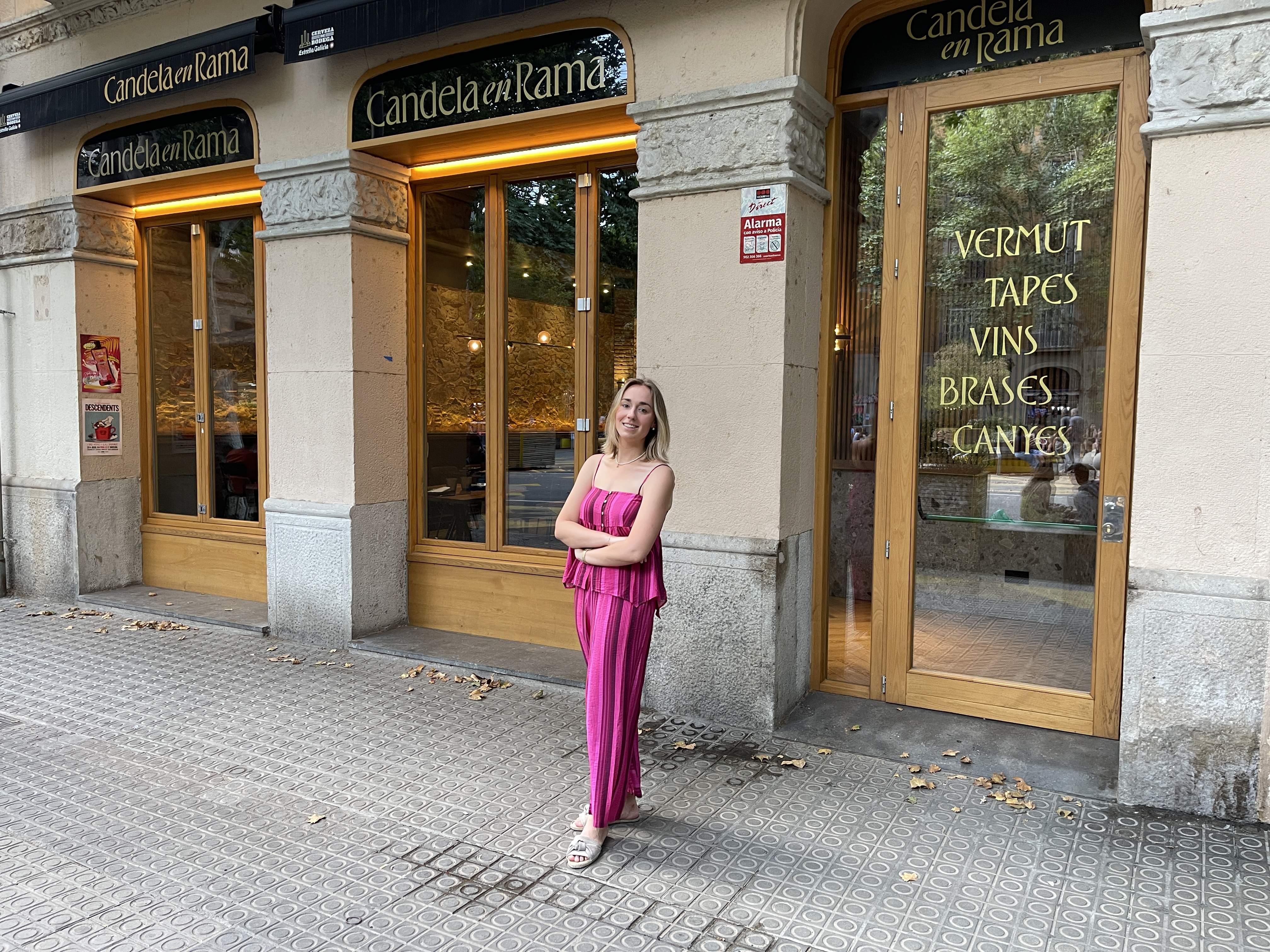 Enamorada d'aquesta botifarra de mitjana de vaca (és a un restaurant preciós de Sant Antoni)