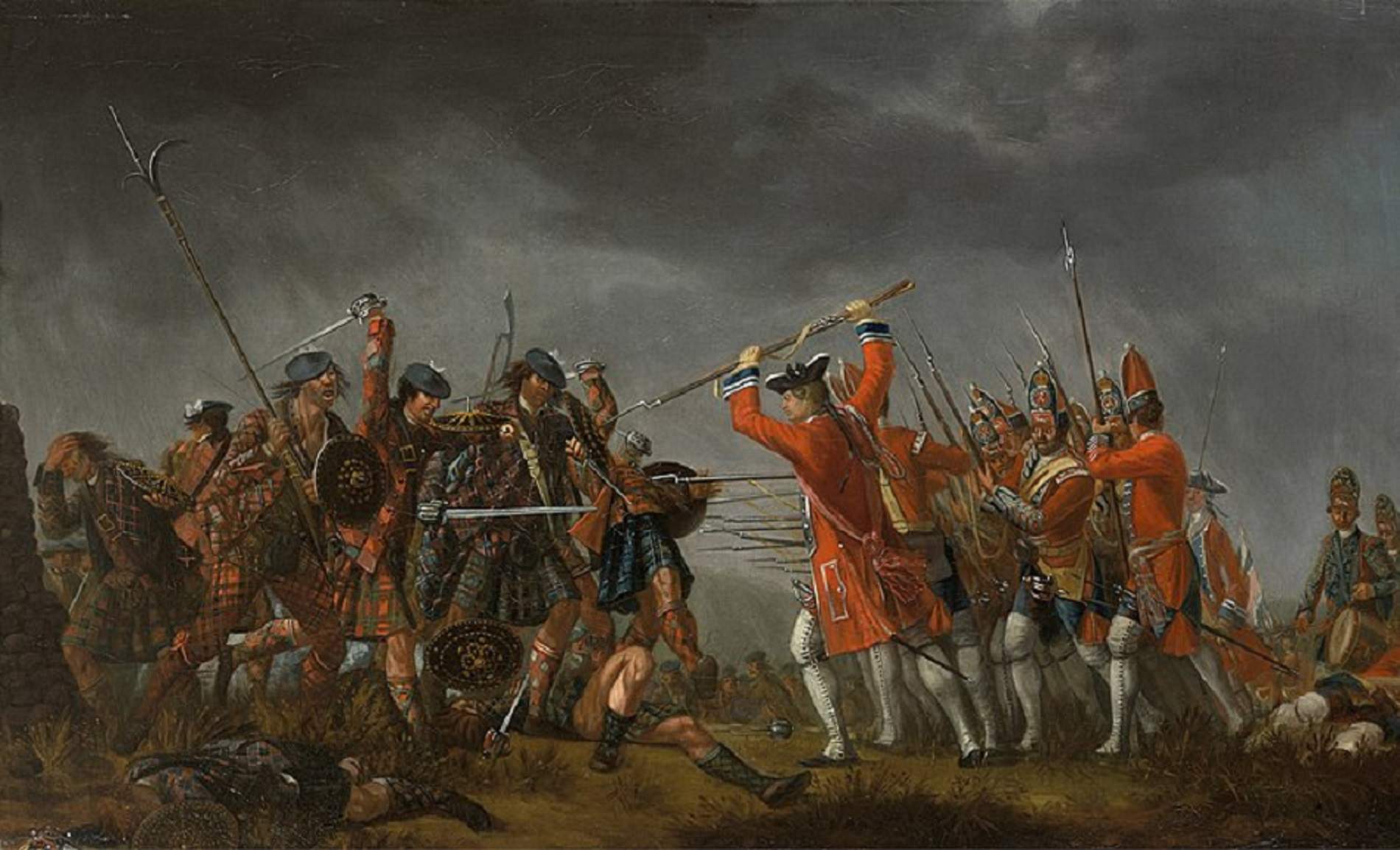 Batalla de Culloden. Font Wikimedia