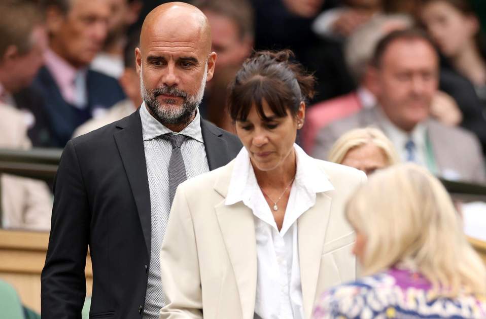 Pep Guardiola Cristina Serra Wimbledon EFE