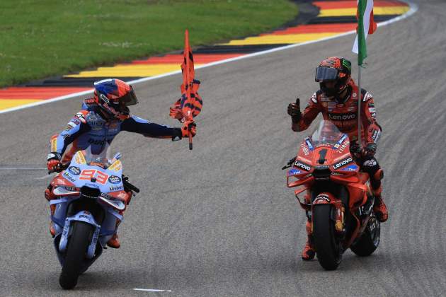 Marc Márquez Pecco Bagnaia / Foto: EFE