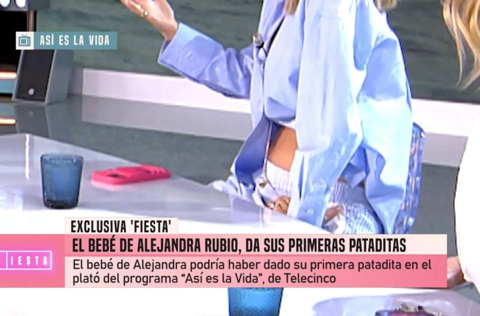 Barriga Alejandra Rubio se mueve, Telecinco