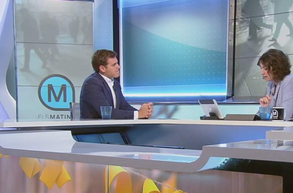 Albert Rivera i Lídia Heredia a 'Els matins' TV3