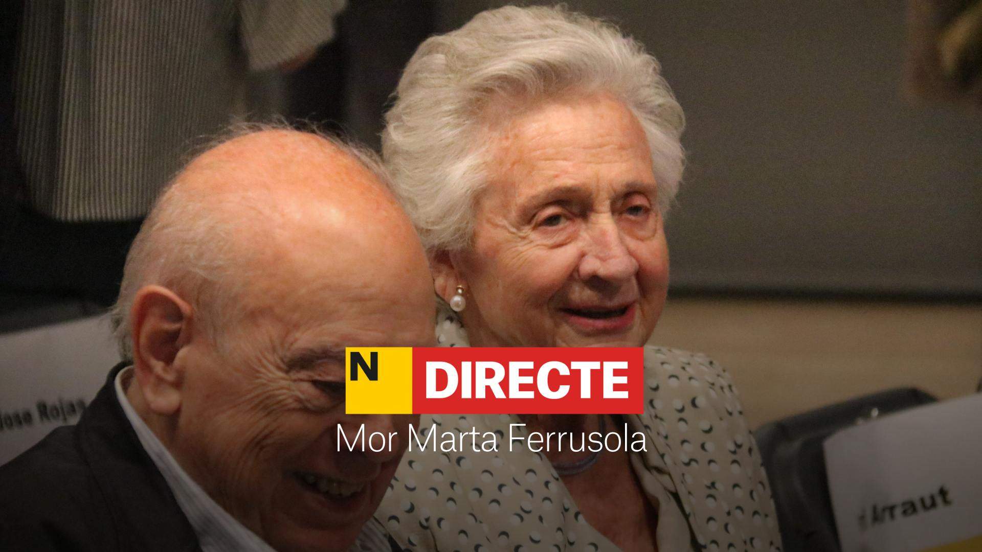 Mor Marta Ferrusola, dona de Jordi Pujol | DIRECTE: reaccions i última hora