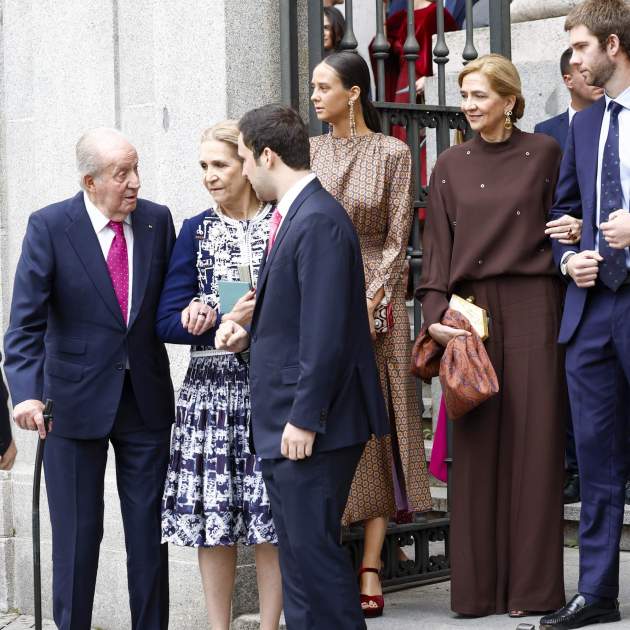 Joan Carles, Elena, Froilán, Victòria, Cristina i Juan / GTRES