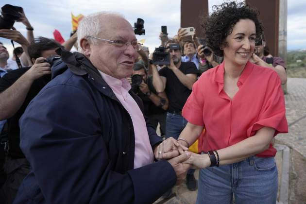 marta rovira i lluís puig retorn exiliats salses cantallops foto efe