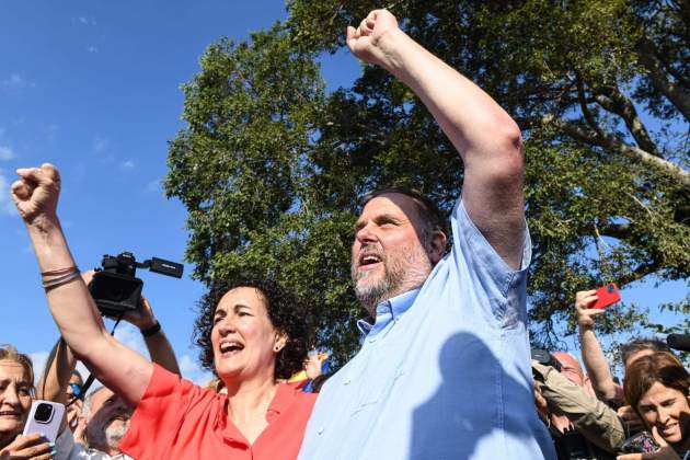 oropéndola junqueras y marta rovira cantallops retorno exiliados foto europa press